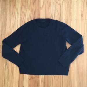 Jenni Kayne navy blue cashmere sweater, size small
